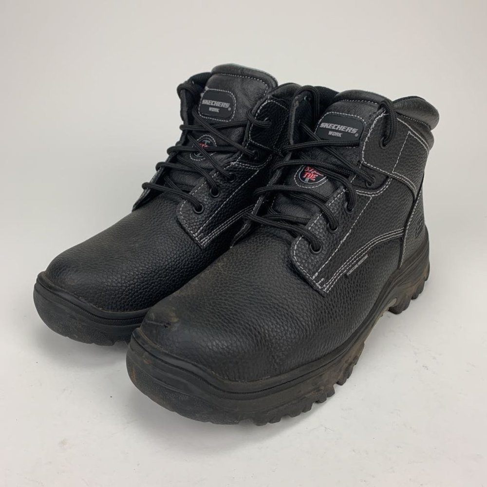 Skechers Mens Burgin Work Safety Boots Shoes 13